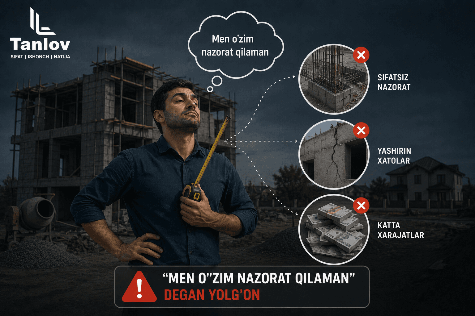 "Men o'zim nazorat qilaman" degan yolg'on